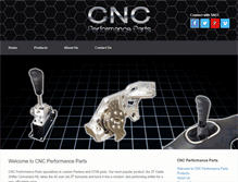 Tablet Screenshot of cncperformanceparts.com